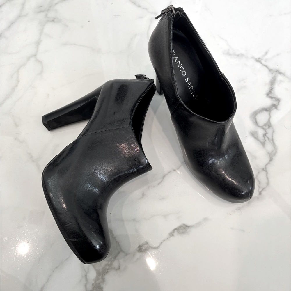 Franco Sarto Black Booties